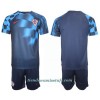 Conjunto (Camiseta+Pantalón Corto) Croacia Segunda Equipación Mundial 2022 - Niño